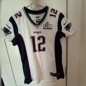 Patriots Womens Jersey - White and Blue